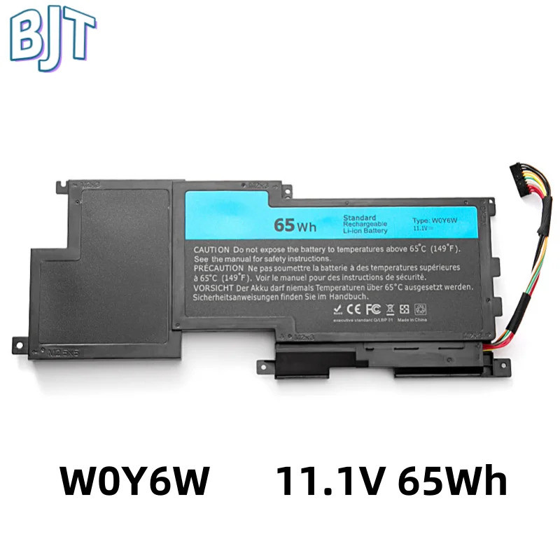 New 11.1V 65Wh WOY6W W0Y6W Laptop Battery For Dell XPS 15-L521X 15-3828 Series 9F233 WOY6W 3NPC0 09F
