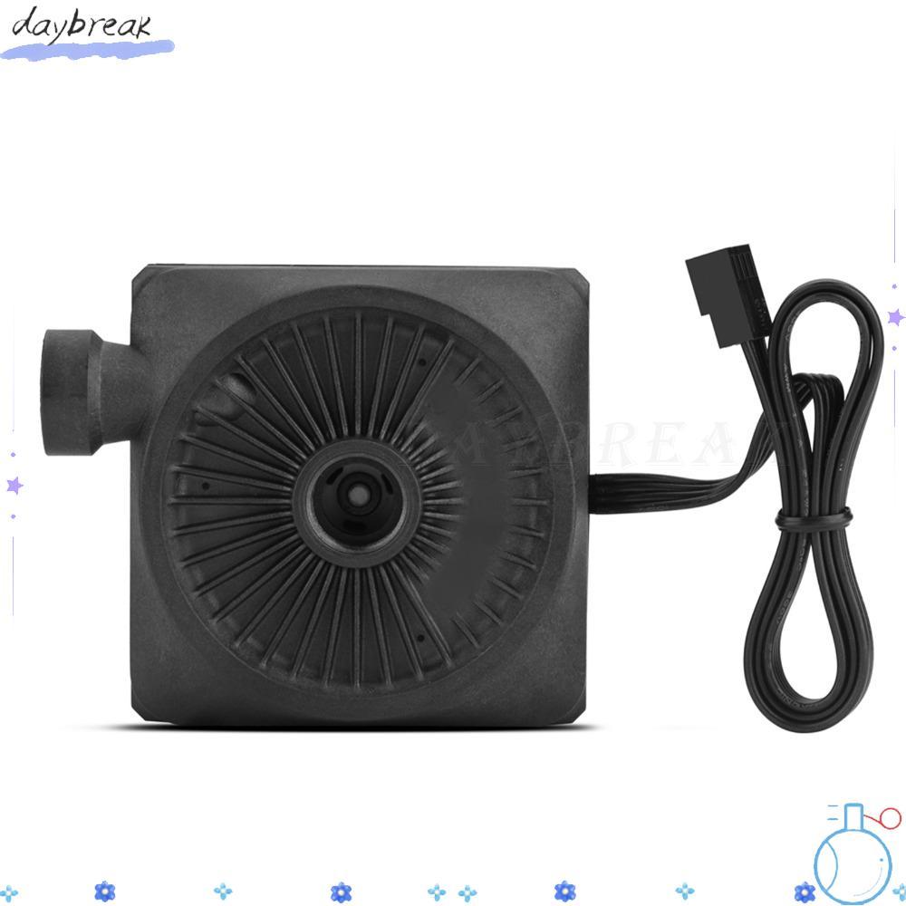 ปั๊มน้ํา CPU DAYBREAK, 12V 0.6A G1/4 ปั๊มทําความเย็นน้ําเกลียว, เสียงรบกวนต่ํา 450L/h คอมพิวเตอร์น้ํ