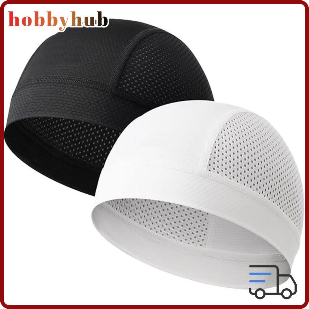 HOBBYHUB Skull Beanie Cap, Sun Protection Quick Dry Cycling Helmet Liner Cap, Outdoor Breathable Thi
