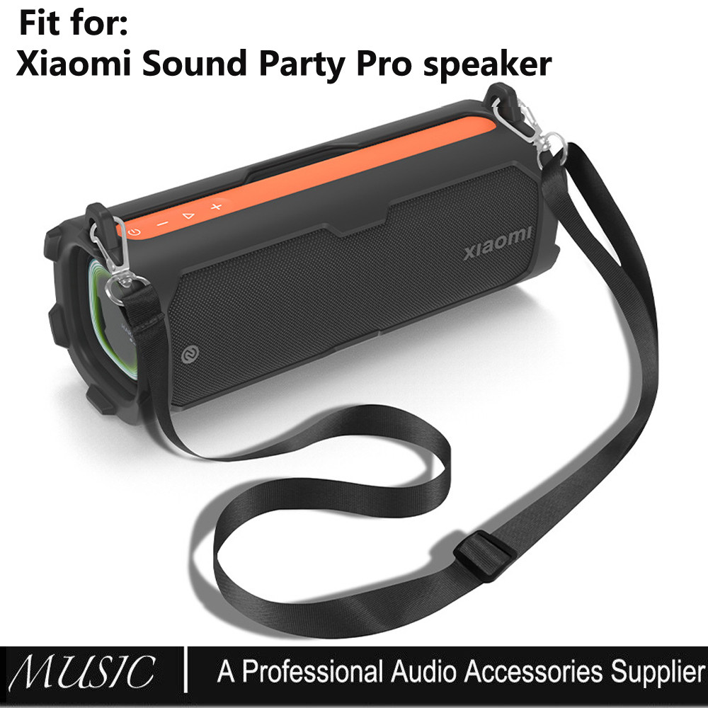 กระเป๋าพกพาซิลิโคนสําหรับลําโพง Xiaomi Sound Party Pro, กระเป๋าเดินทางฝาครอบลําโพงป้องกันรอยขีดข่วน