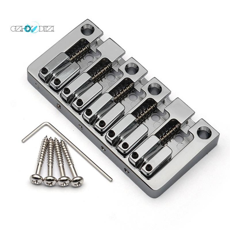 Gzhxdiizi5-String Electric Bridge Flipping Saddle String Spacing 16.5MM Body Bottom ผ่านสะพานคงที่เง