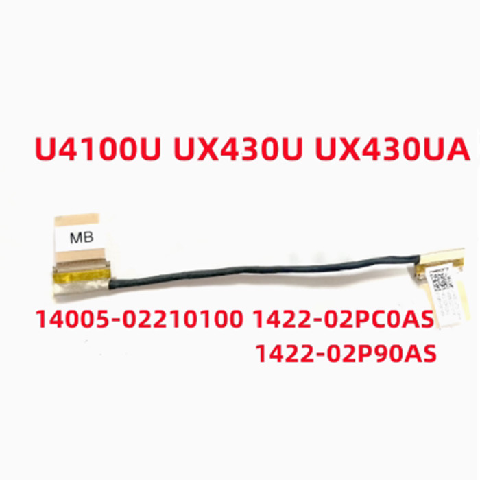 UX434U U4100U UX430UA/UN UX430UQ U430UAR สายหน้าจอจอแสดงผล