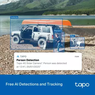 Tapo C615G KIT / Tapo กล้องวงจรปิด 3MP (Lens4mm) (4G) Pan/Tilt มีแบตเตอรี่โซล่าเซล