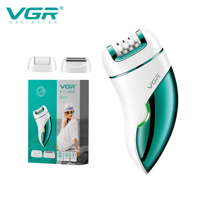 VGR731 เครื่องกําจัดขนสไตล์ใหม่สามในหนึ่งเดียวมัลติฟังก์ชั่นสุภาพสตรีชุดดูแลเครื่องโกนหนวดเครื่องกํา