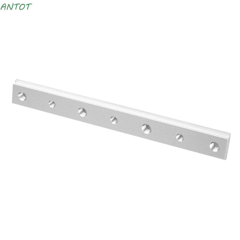 ANTOT T Slot Miter Track, อลูมิเนียม 100/200/300 mm Miter Track Jig, Quick Acting Clamp สําหรับสกรู 