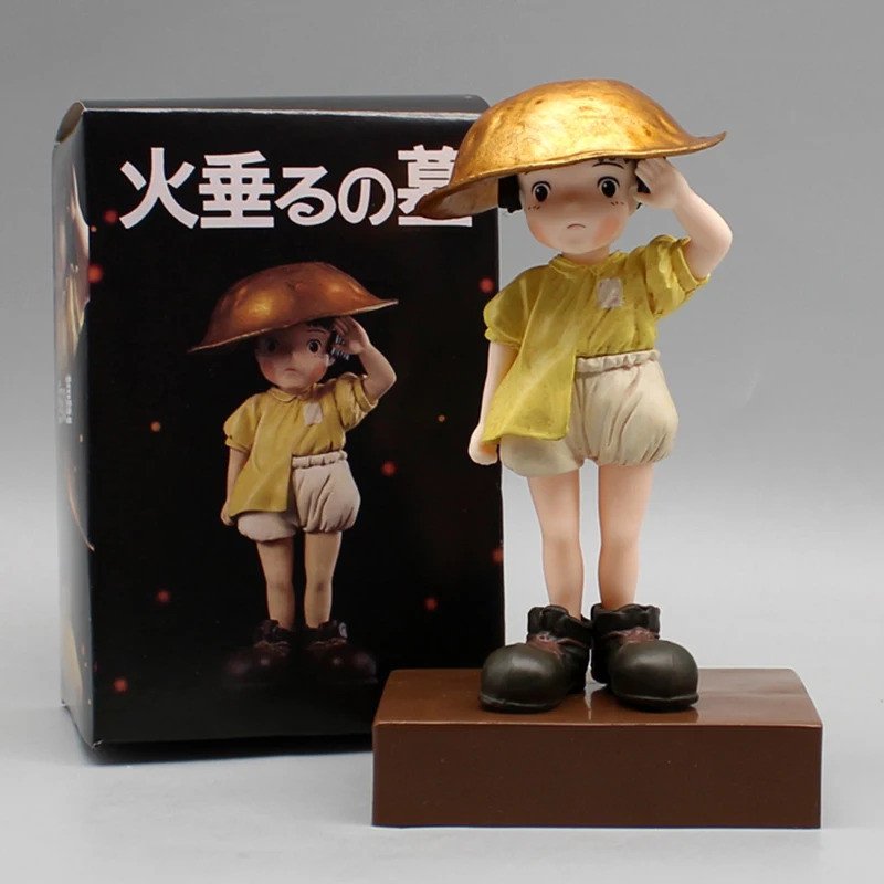 14 ซม.Setsuko ตัวเลขอะนิเมะ Tombstone สําหรับ Fireflaies Hotaru ไม่มี Haka น่ารักสาวFigurine เครื่อง