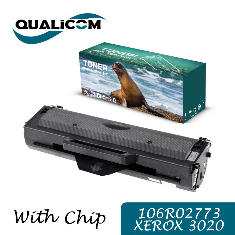 Qualcom 106R02773 ตลับหมึก 3020 3025 พร้อมชิปสําหรับ Xerox WorkCentre 3025 Xerox Phaser 3020
