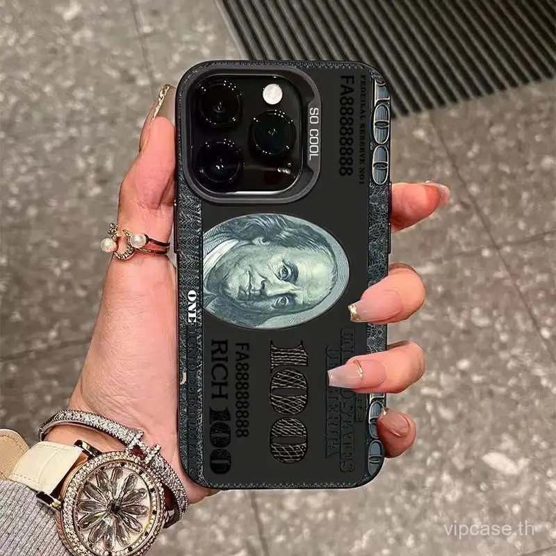 เคสโทรศัพท์ลาย Dollar Rich เหมาะสําหรับ iPhone 14promax 15promax 14 15 16 17 pro max 13promax 12pro 