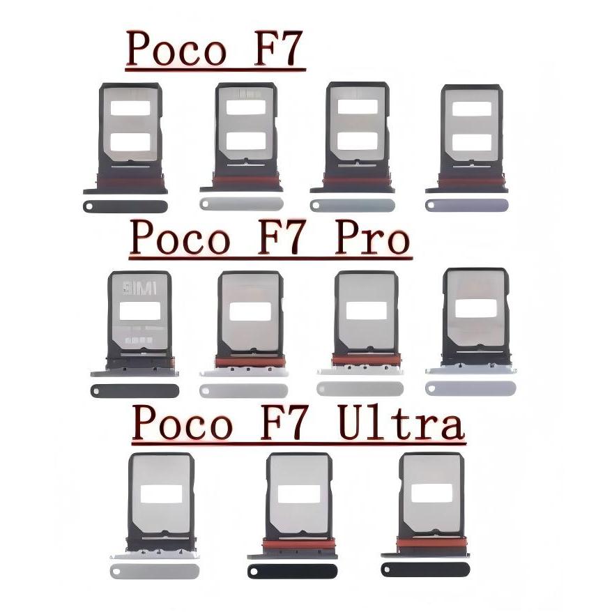 สําหรับ Xiaomi Poco F7 F7 Pro F7 Ultra ซิมการ์ดถาดใส่ถาดอะไหล่