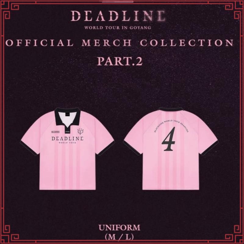 เสื้อยืดโพลี BLACKPINK World Tour DEADLINE