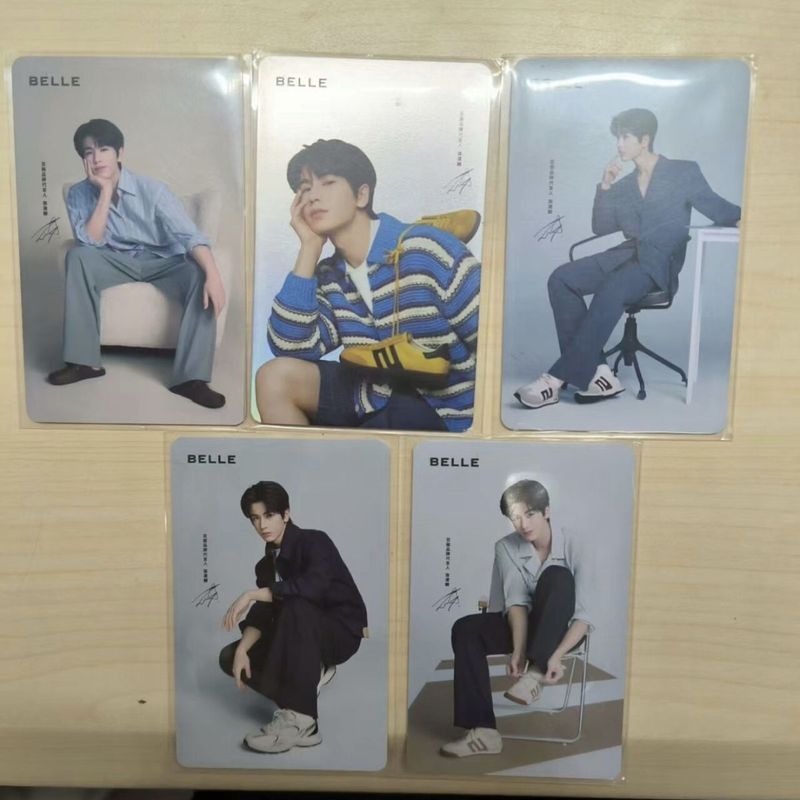 【พร้อมส่ง】belle x zhang linghe Zhang Linghe Baili 1.0 Photocard Star Spokesperson ของแท้ Merchandise