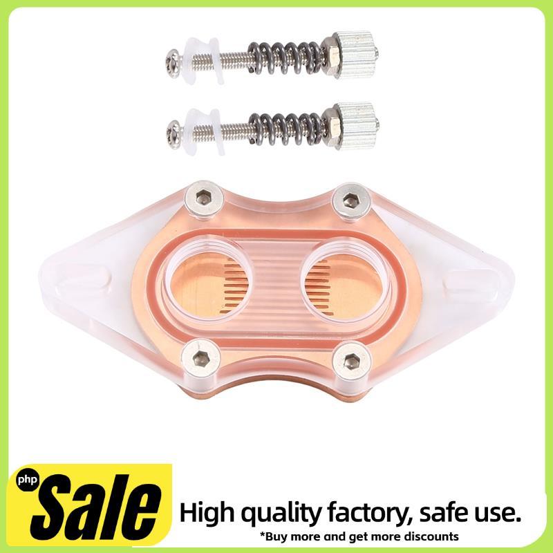 CPU Water Cooling Block Cooler อะคริลิคโปร่งใส South Bridge Northbridge Block สําหรับคอมพิวเตอร์ CPU