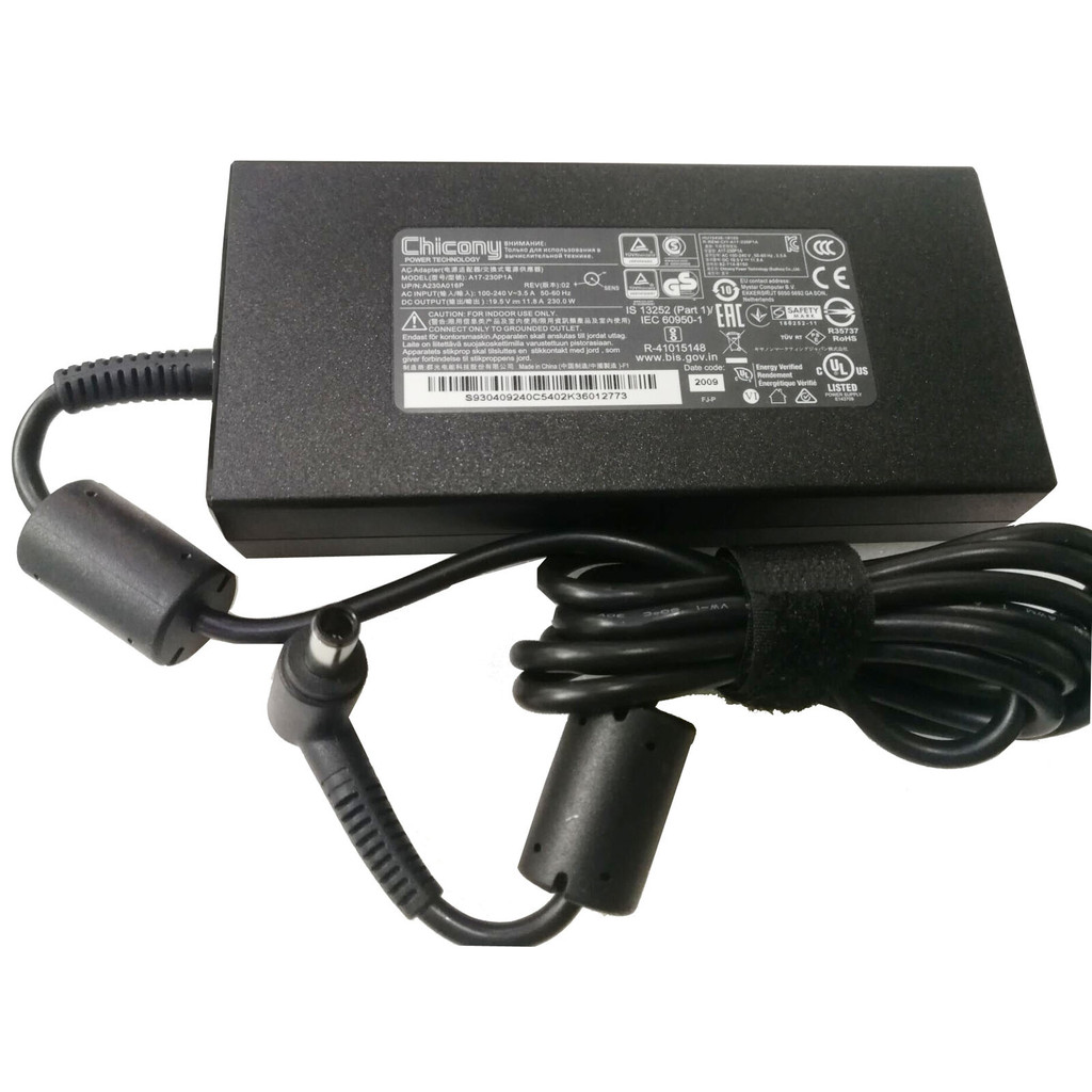 Chicony 11.8A 230W AC Adapter Charger สําหรับ MSI GE63 Raider RGB-012 RGB-010 RGB025