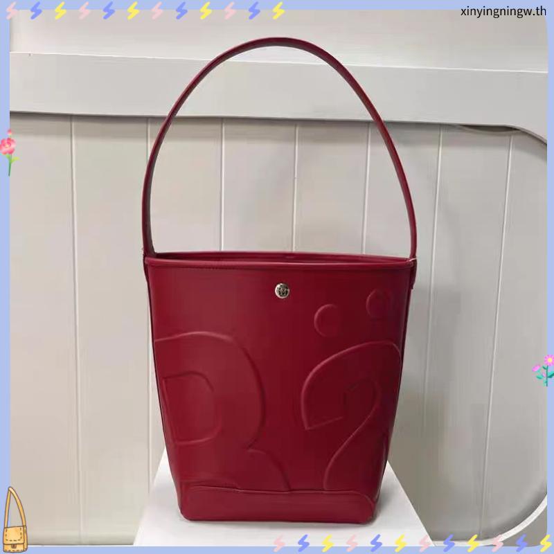 💢🔥OUTLETS 💯แท้ Rally The Bag Whisper Rally กระเป๋า กระเป๋าหนัง Rally Movement Bucket Bag