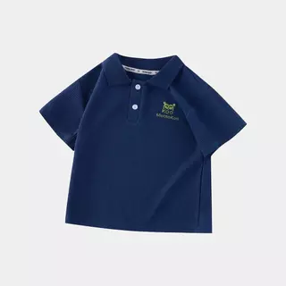 Moodeng Baby เสื้อโปโลเด็ก ชาย 90-150CM ใส่สบาย ไม่ร้อน ผ้าวาฟเฟิล เสื้อโปโลที่ใส่ไปเที่ยวก็ได้