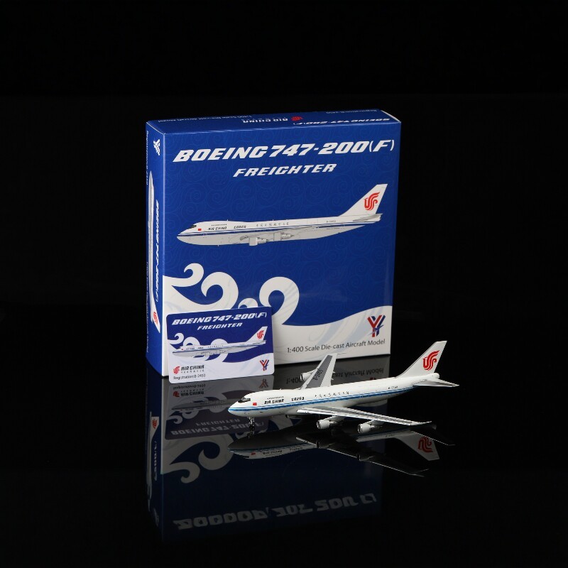 YY Wings 1/400 China International Airlines B747-200/F B-2446 โมเดลเครื่องบินโลหะ