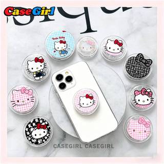 ที่วางโทรศัพท์กลมลาย Hello Kitty และสัตว์น่ารัก สไตล์หญิงสาว น่ารักมากๆ ใช้ได้กับทุกเครื่อง ไม่จำกัดรุ่น