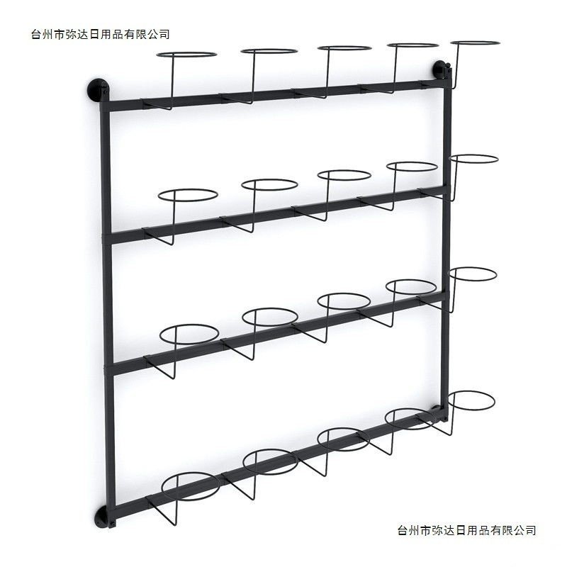 ชั้นวางของ Wall Support Adult Handy Tool Multi-Layer Storage Hat Shop On-Shop Mobile Display Rack Wa