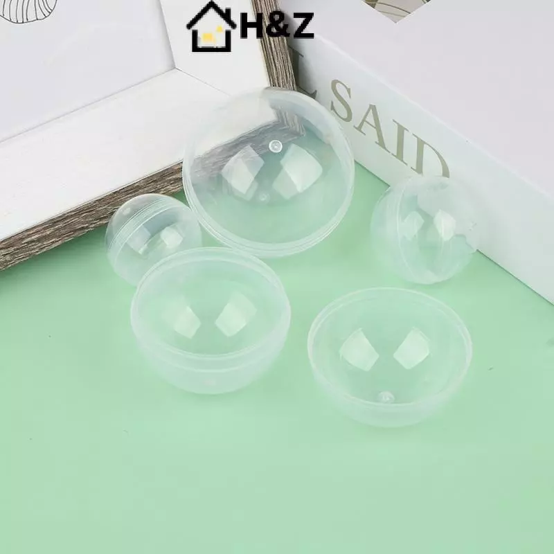 H & Z แคปซูลพลาสติกสำหรับของเล่น Gashapon 50 ชิ้น