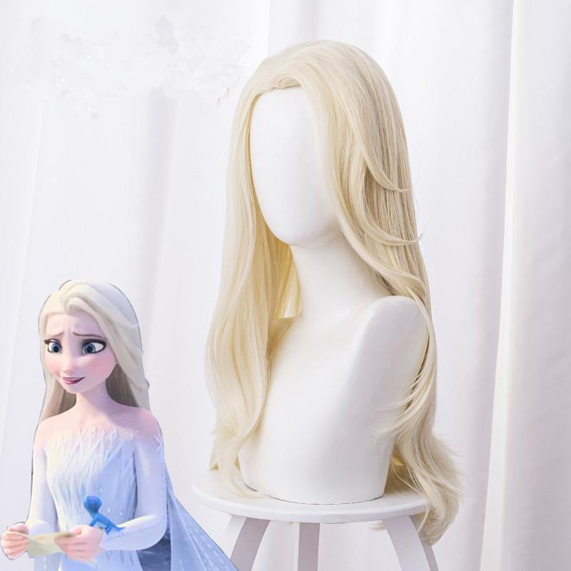 Frozen Anime Cosplay Wig Halloween Princess Elsa Cos Wig dtxV