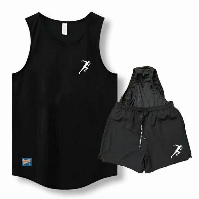 Outdoor Sports Suit Vest Shorts Two-Piece Vest T-shirt Outdoor Sports Suit Vest Shorts Two-Piece Ves