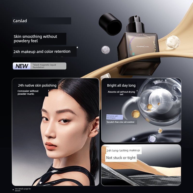 พัพแต่งหน้า แป้งพัฟ Hundred Billion อาหารเสริม/Kazilan Liquid Foundation No-Face Cream Loose Powder 
