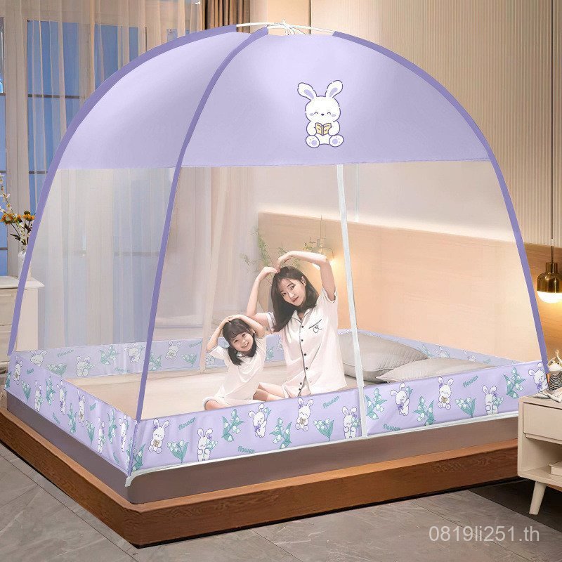 Mi ในครัวเรือนติดตั้งฟรี Mi เตียง 1.20.9m หอพัก 1.8 Yurt Bill 1.5m รูปแบบมุ้งกันยุงคู่นักเรียน XI5B