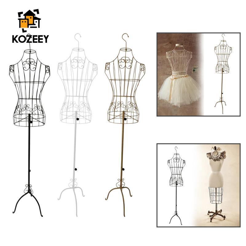 [KOZEEY] หญิงหุ่นลําตัวชุดขาตั้งจอแสดงผลสําหรับ Shop Dressmakers เสื้อผ้า