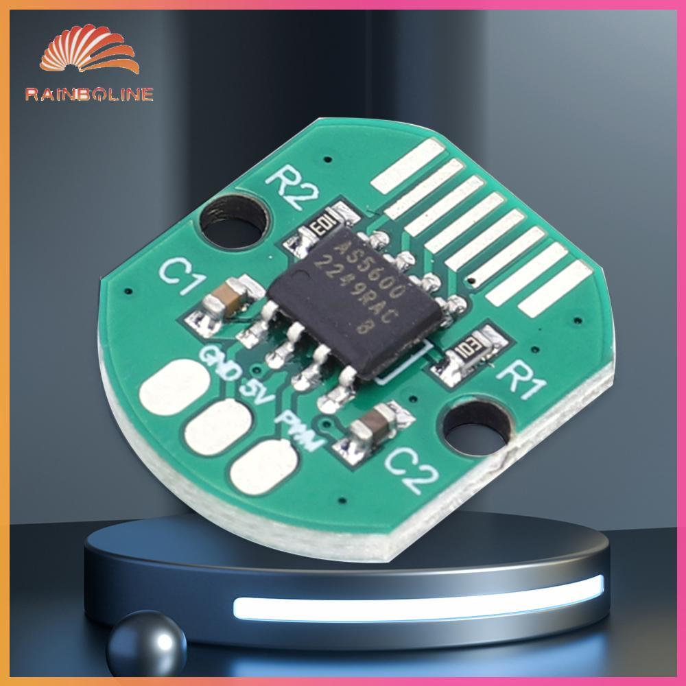 ฝน❤  AS5600 แม่เหล็กเหนี่ยวนําวัดมุมโมดูลเซ็นเซอร์ความแม่นยําสูง 12-Bit Absolute Value Encoder PWM I