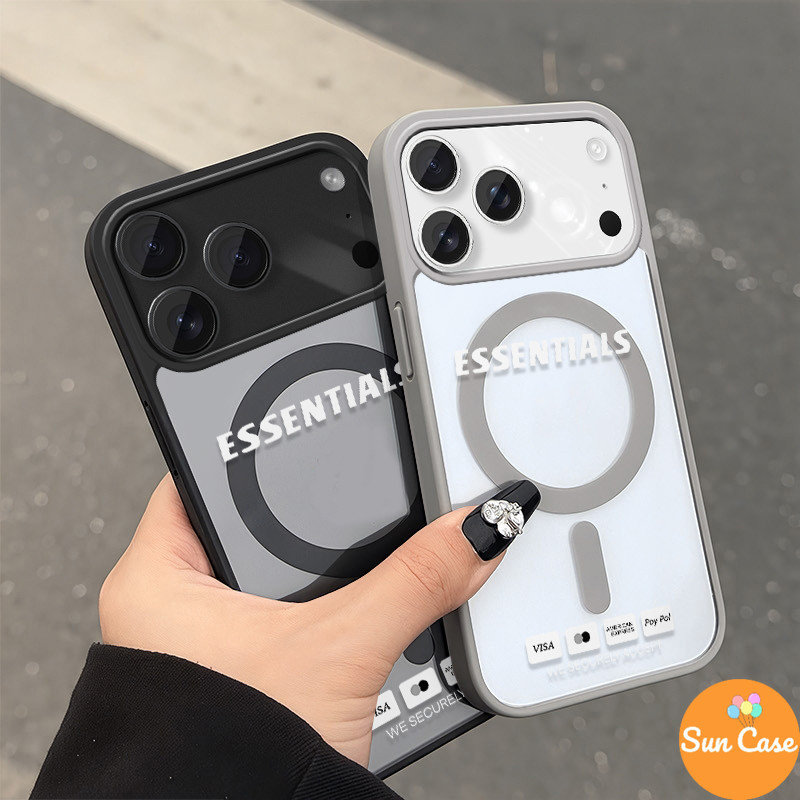 แม่เหล็ก📱 เคสใสกันกระแทกน่ารัก IPhone17 Air 11 12 13 14 15 16 17 PROMAX 17 16 15Pro 16 15 14PLUS 8 7Plus XR X XS XSMAX