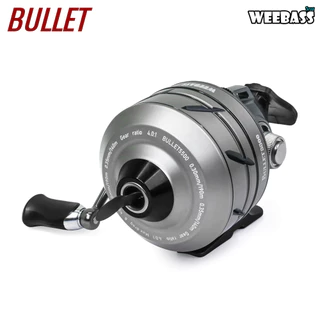 WEEBASS รอกยิงปลา - รุ่น BULLET (Grey) มือหมุนซ้าย-ขวา รอกกระปุก