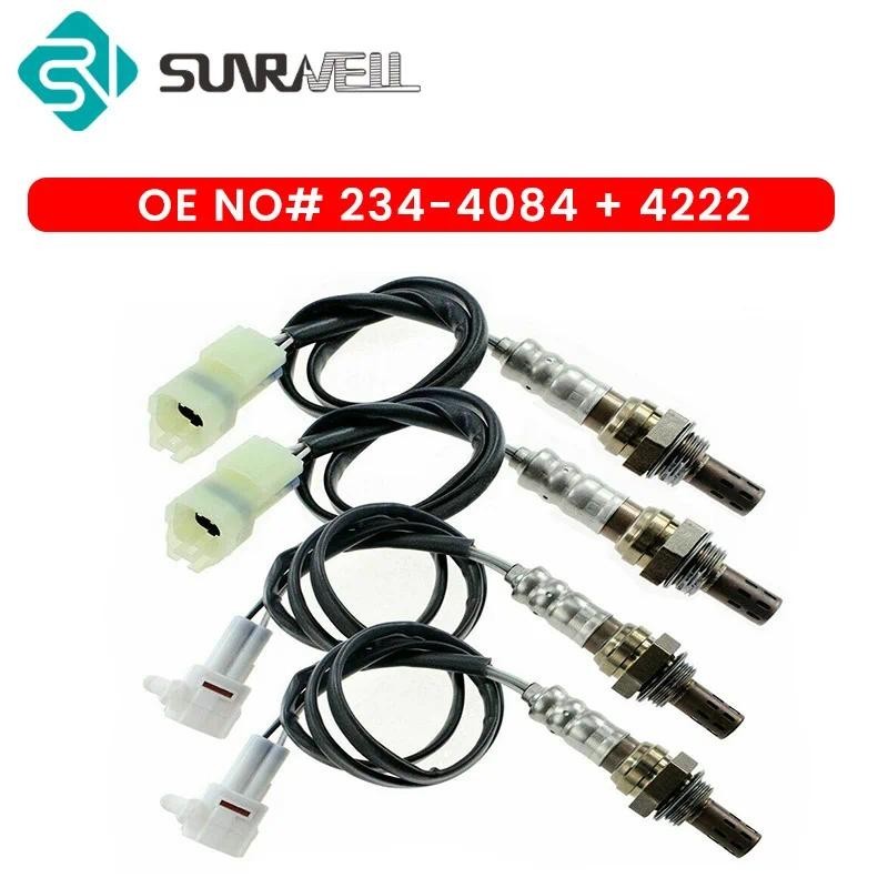 4PCS 234-4084 234-4222 O2 เซนเซอร์ออกซิเจนสําหรับ Suzuki Grand Vitara XL-7 1.6-2.7L 1999-2006 18213-