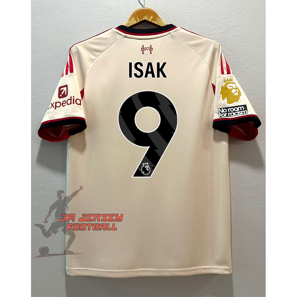 เสื้อกีฬา ฟุตบอล ลิวwลู Away ชุดเยือน 3A เกรดแฟนบอล ปี 2025/26 ใหม่ล่าสุด พร้อมชื่อเบอร์ อาร์มEPL (ครบ-ทุกคน) - รูปที่ 4