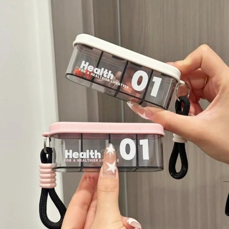 กล่องบรรจุภัณฑ์ยาปิดผนึกกล่องยาขนาดเล็กแบบพกพากล่องเก็บยา ราคา ถูกที่สุด ดีลบีเคเค แกลเลอรีภาพที่ 2