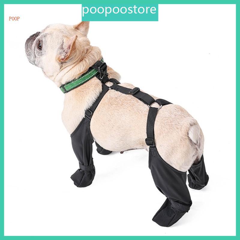 POOP ทนทาน Anti-Dirty Puppy Shoes Anti-Dirty สําหรับสภาพอากาศหนาวเย็น