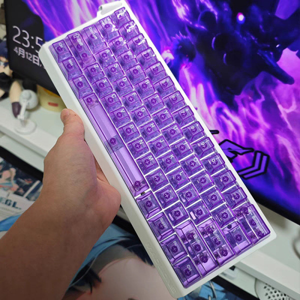 Keycap อะนิเมะ keycaps ขายส่ง 115-Key Four-Sided Transparent keycaps ที่กําหนดเองเดิมโรงงานความสูง M