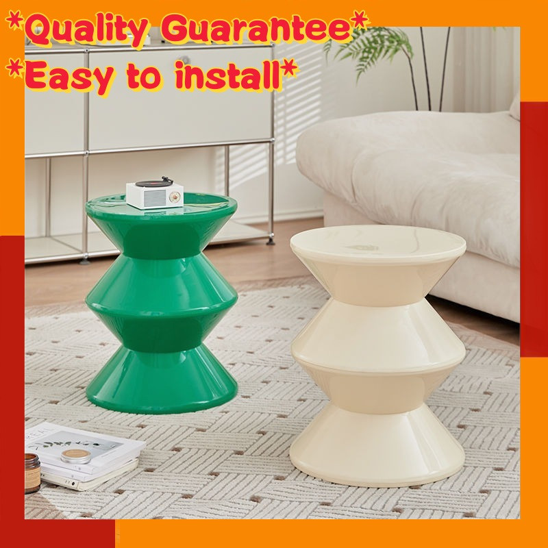 Nordic-style creative plastic shoe changing stool, Instagram-worthy sofa side table, small apartment