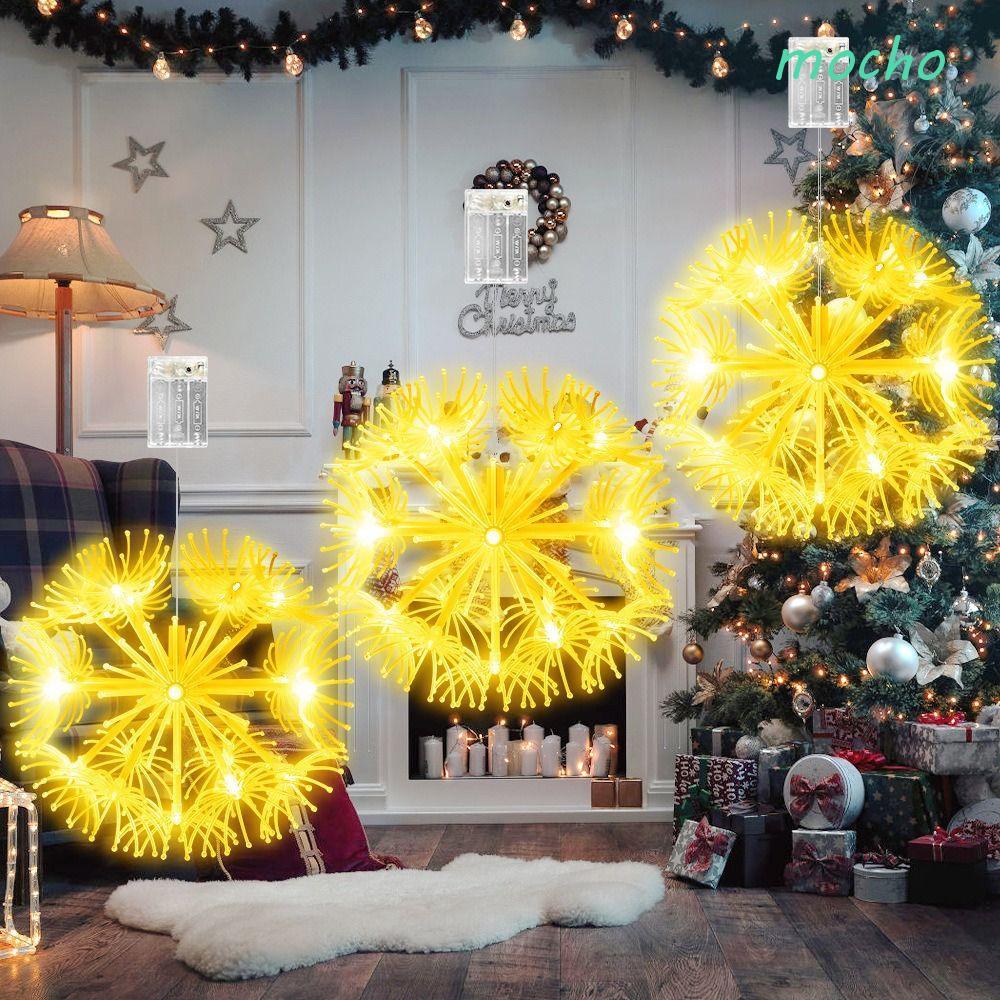 MOCHO โคมไฟจี้พลังงานแสงอาทิตย์, 8 โหมด 19LED LED แขวนโคมไฟระย้า, เทศกาล IP44 ประหยัดพลังงานรีโมทคอน