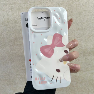 เคสไอโฟน 16 สำหรับ iPhone 13 15 11 12 14 Pro Max 8 15 14 16 7 Plus X XR XS Max ผลิตภัณฑ์ใหม่ เฮลโล คิตตี้ สุดน่ารัก