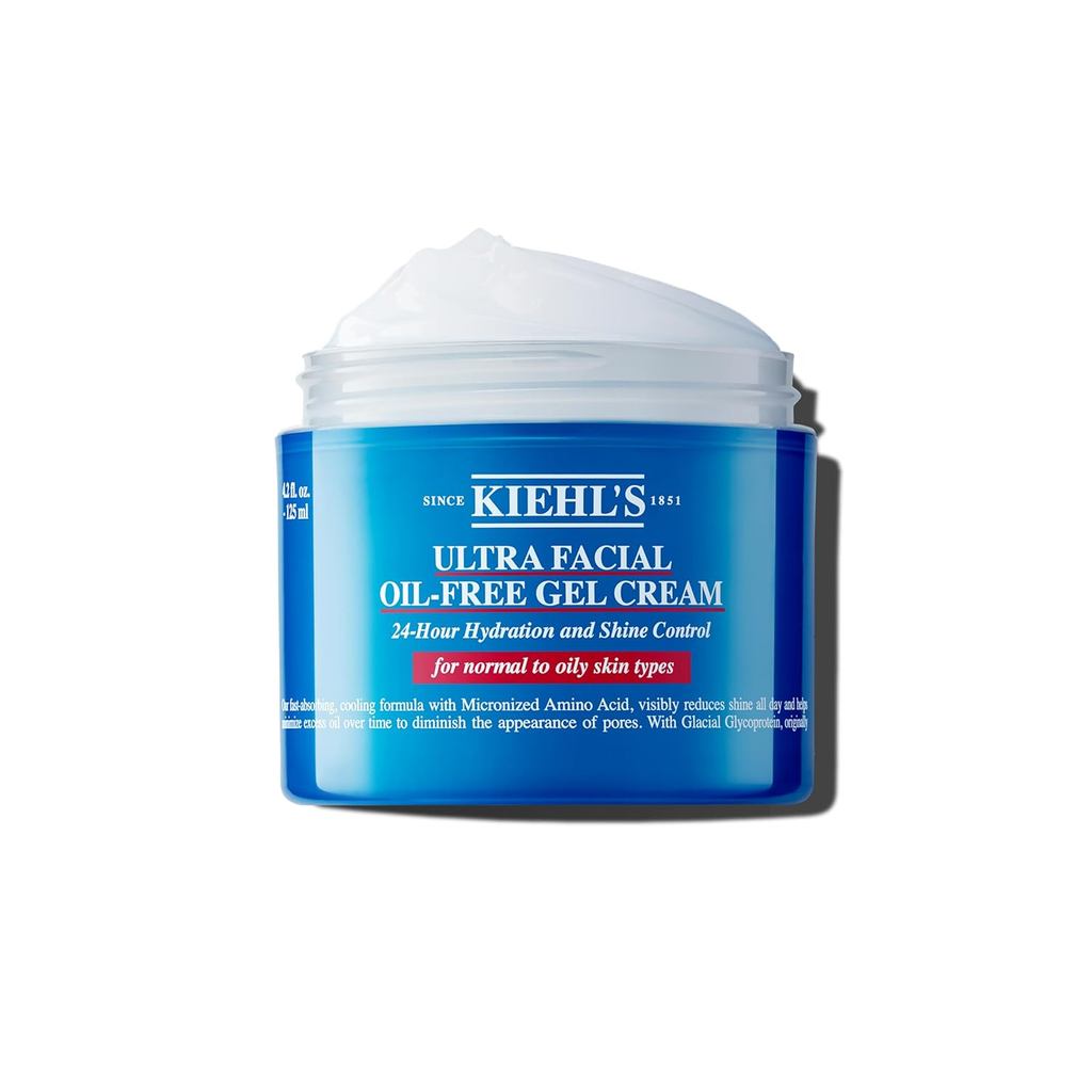 Kiehls Super Facial Oil Control Moisturizer, เจลควบคุมความมันเหมาะสําหรับผิวมันถึงเป็นกลาง, ให้ความช