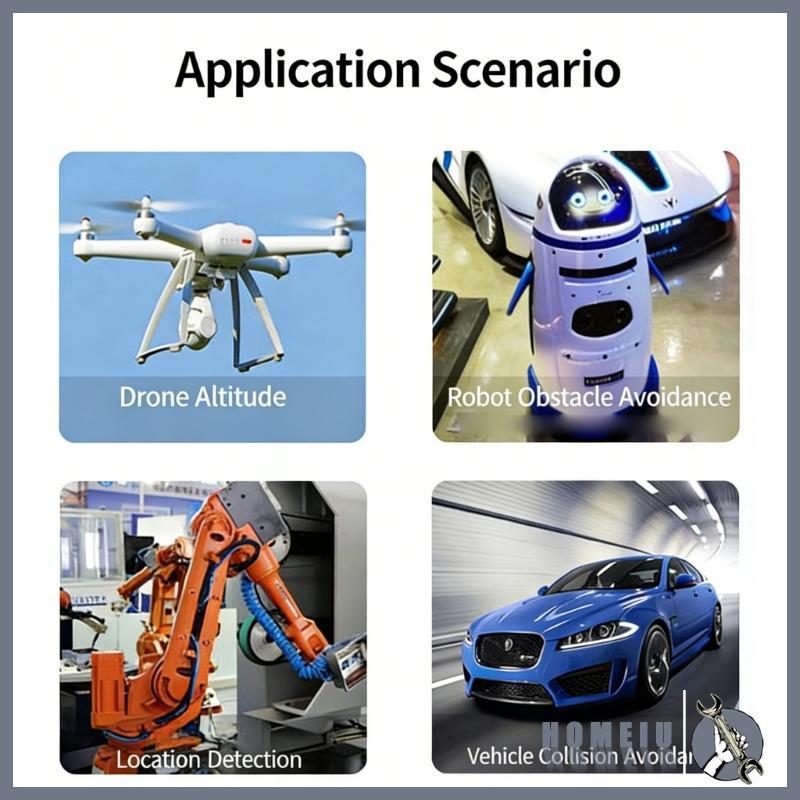 HOMEIU TOF200F TOF400F TOF050F โมดูลประสาทสัมผัสตั้งแต่สําหรับหลีกเลี่ยงอุปสรรค