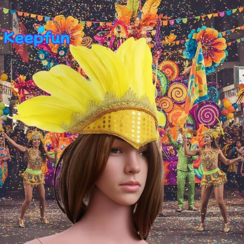 [Keepfun] Indian Dress เครื่องประดับผมเวทีสวมศีรษะแบบใหม่ [ใหม่]