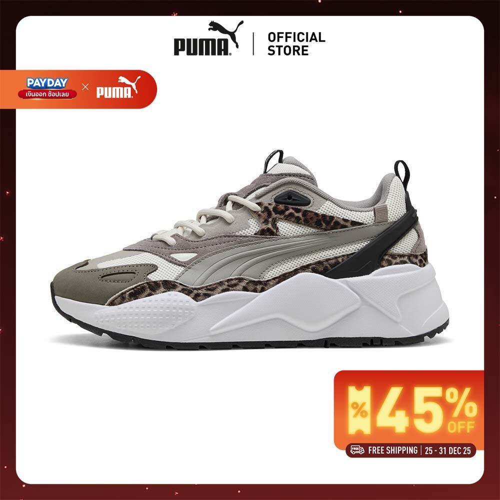 PUMA EVOLUTION - รองเท้าผ้าใบ RS-X Efekt Leo สีเทา - 40326802