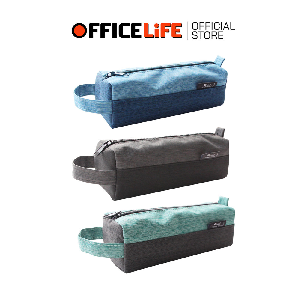E-FILE (อีไฟล์) กระเป๋า กระเป๋าดินสอ STREAKY POUCH รุ่น CPK82 ( สุ่มสี /  1 ใบ )