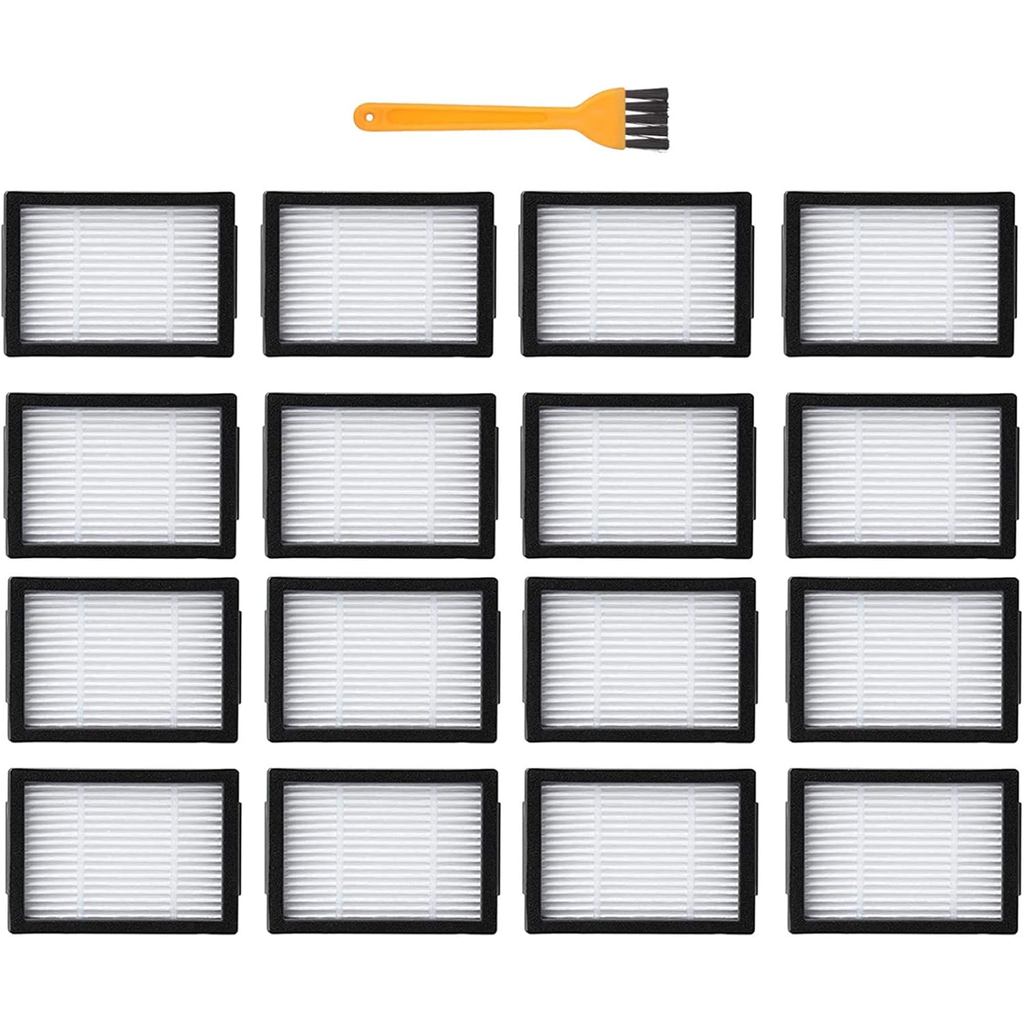 16 แพ็ค Roomba ตัวกรองอะไหล่ใช้งานร่วมกับ iRobot Roomba i7 i7+/plus J7 i3 i3 + i4 + i5 i5 + j5 + i2 
