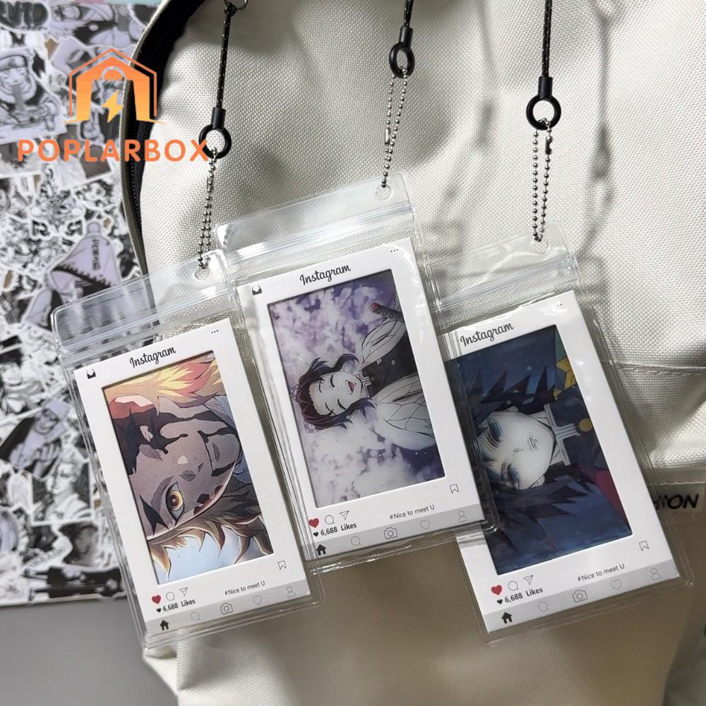 EPTRO ตะแกรงบุ๊คมาร์ค,Rengoku Kyoujurou Tomioka Giyuu Creative Demon Slayer การ์ด, Kochou Shinobu อะ