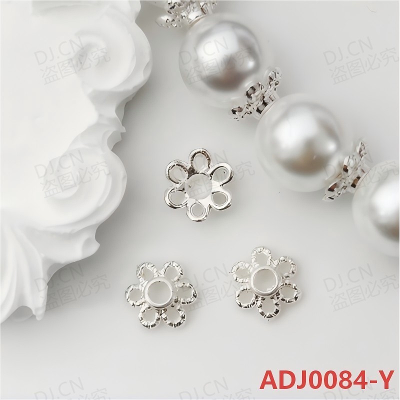 ADJ0084 [โมโนโครมฟรี 30 ชิ้นสําหรับการสั่งซื้อมากกว่า 100 ชิ้น] 14 พันทองรักษาทั้งร่างกายหนาเงิน Receptacle Spacer นูนหางกลวงหกกลีบขนาดเล็กทําด้วยมือ DIY จับคู่เครื่องประดับธรรมชาติอุปกรณ์เสริมวัสดุแพคเกจ ราคา ถูกที่สุด ดีลบีเคเค แกลเลอรีภาพที่ 3