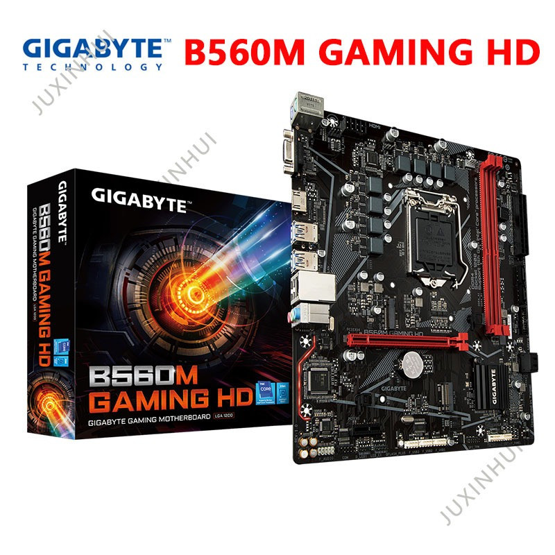 Gigabyte B560M GAMING HD B560M D2VX SI รองรับ CPUth และ 11th generation M.2 64GB Micro ATX DDR4 HDMI