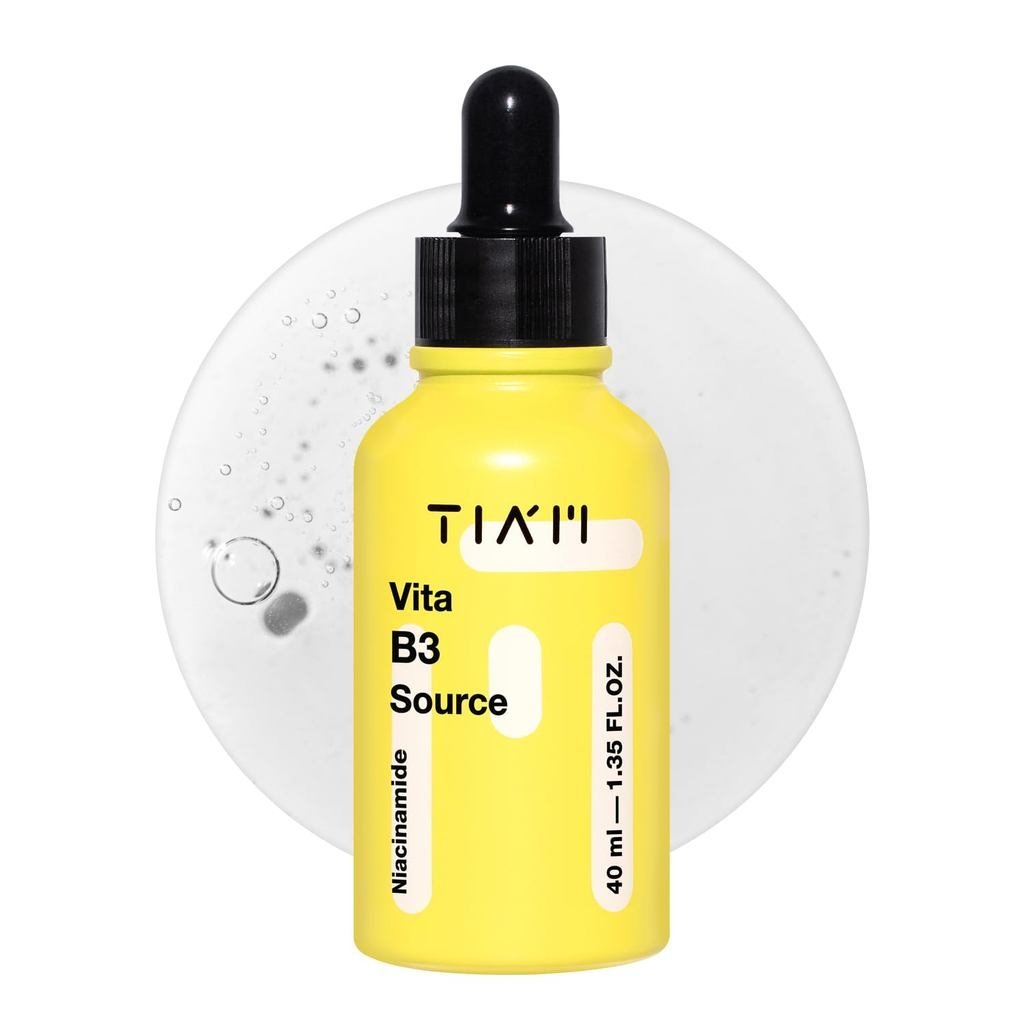 TIA'M Vita B3 Source, 1.35 fl oz, 10% Niacinamide Glow Serum with 2% Arbutin for Radiant & Balanced 