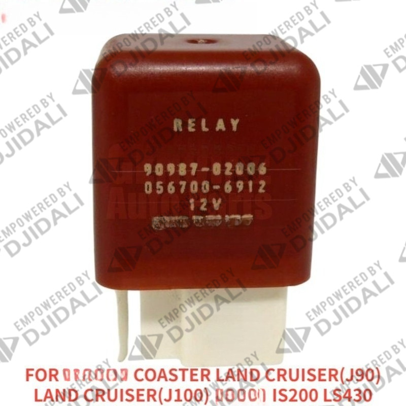 Flasher รีเลย์ 12v สําหรับ coaster Land Cruiser(j90) ที่ดิน Cruiser(j100) lexus is200 ls430 90987-02006